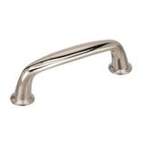 Amerock Cabinet Pull Polished Nickel 3 inch (76 mm) Center to Center Kane 1 Pack Drawer Pull Drawer Handle Cabinet Hardware