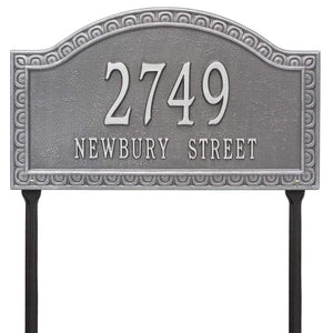 Whitehall 3133PS - Personalized Penhurst Plaque - Grande - lawn- 2 Line