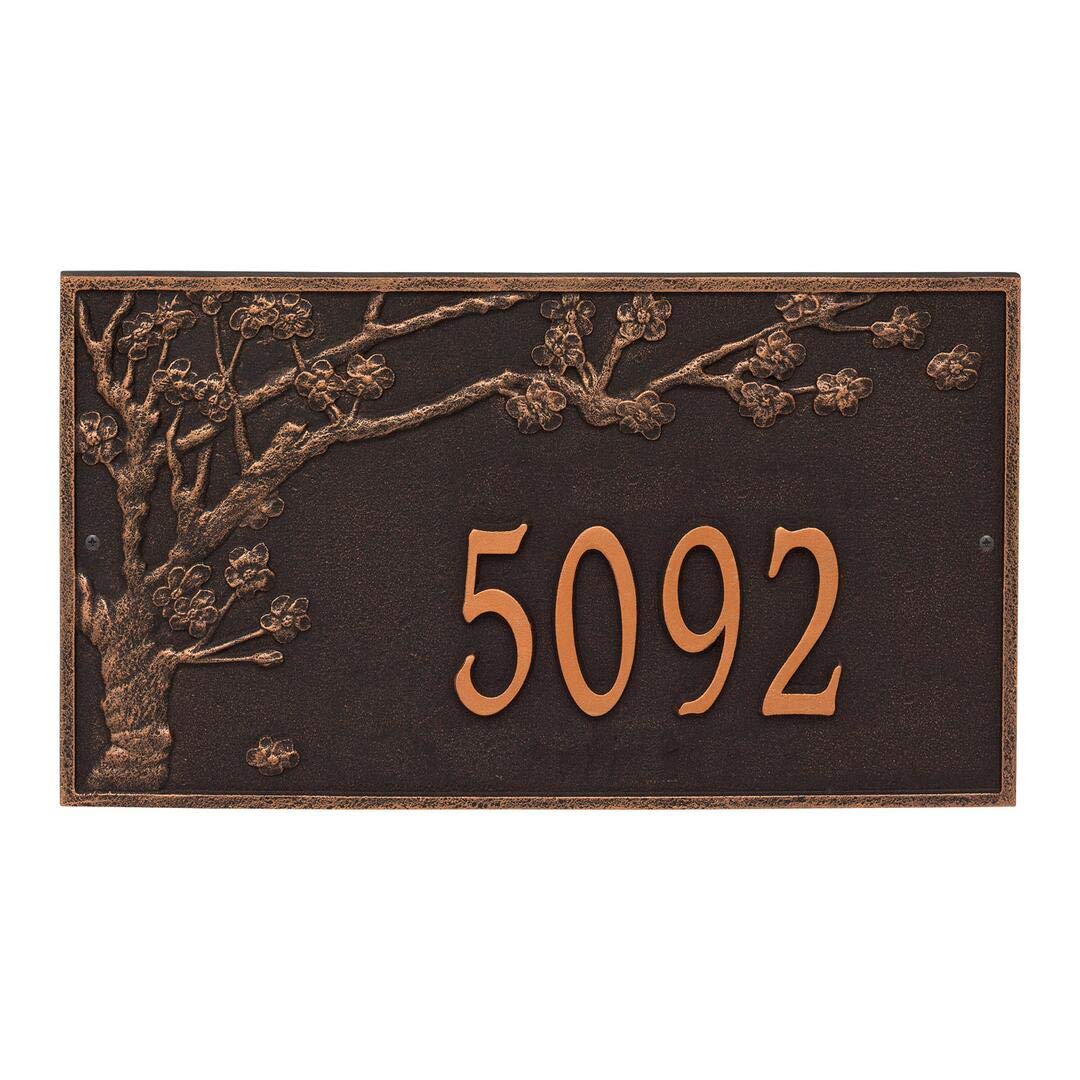 Whitehall 2519OB - Personalized Spring Blossom Plaque - Estate - Wall - 1 Line