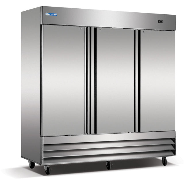 72 Cuft. Up Right Reach-In Freezer with Solid Doors PoshHaus