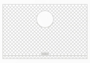 Ruvati Silicone Bottom Grid Sink Mat for RVH7250 Sink - Gray - RVA47250GR