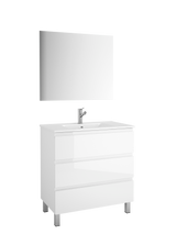 DAX Costa Engineered Wood Vanity Cabinet with Porcelain Onix Basin, 32", White DAX-COS013211-ONX