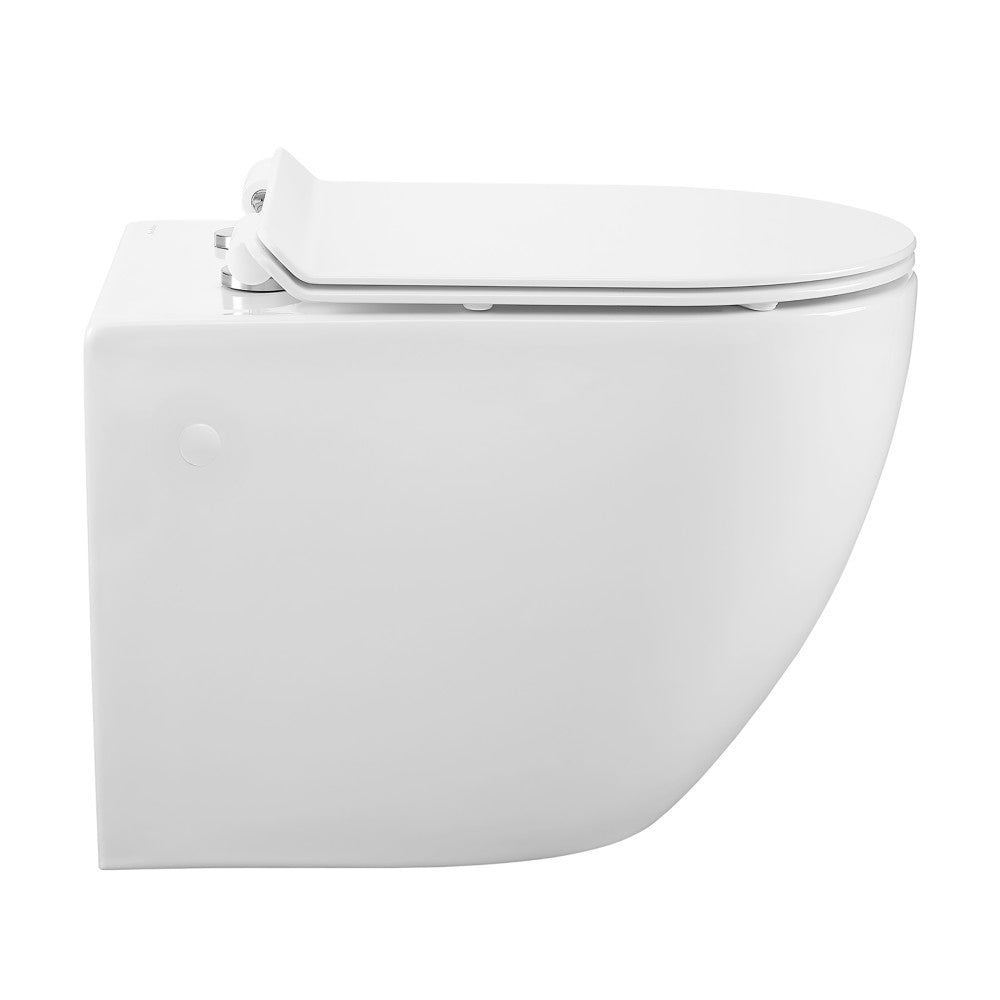 Swiss Madison Well Made Forever SM-WK449-01W - St. Tropez Wall Hung Toilet Bundle, Glossy White