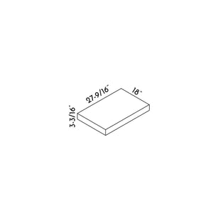 DAX Waimea Engineered Wood Top, 28", Oak DAX-WAI042814