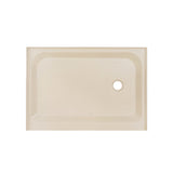 Voltaire 48 x 36 Single-Threshold, Right-Hand Drain, Shower Base in Biscuit