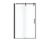 MAAX 137680-900-340-000 Outback 43 ¼ - 46 ½ x 70 ½ in. 8mm Sliding Shower Door for Alcove Installation with Clear glass in Matte Black