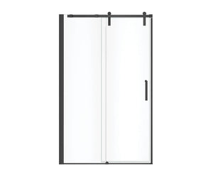 MAAX 137680-900-340-000 Outback 43 ¼ - 46 ½ x 70 ½ in. 8mm Sliding Shower Door for Alcove Installation with Clear glass in Matte Black