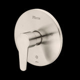 Pfirst Modern Valve, Trim Only in Brushed Nickel