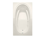 MAAX 106458-R-000-007 Panaro 7242 Acrylic Drop-in Right-Hand Drain Bathtub in Biscuit