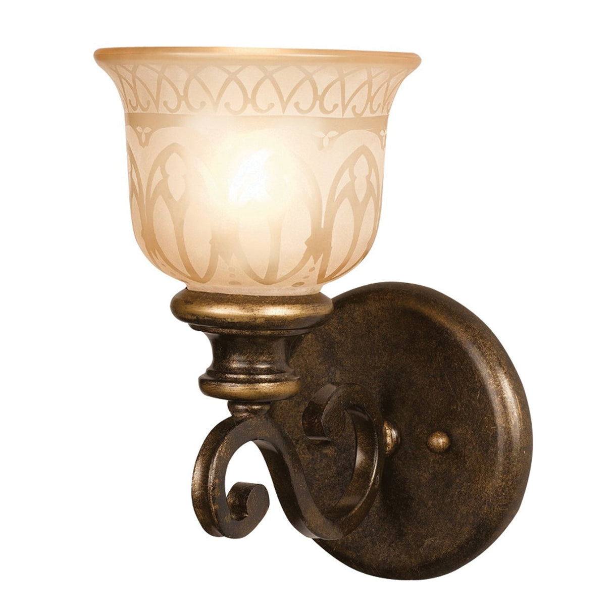 Norwalk 1 Light Bronze Umber Sconce 7401-BU