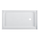 Voltaire 60 x 36 Acrylic White Single-Threshold, Right-Hand Drain, Shower Base