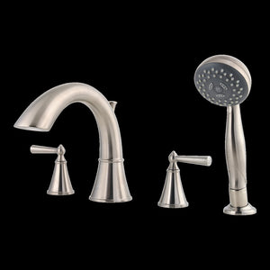 Saxton Roman Tub Trim Kit w/Handshower in Brushed Nickel