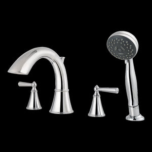 Saxton Roman Tub Trim Kit w/Handshower in Polished Chrome
