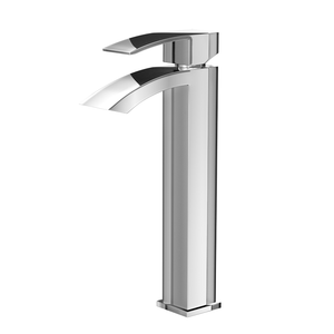 DAX Brass Single Handle Waterfall Vessel Basin Faucet, Chrome DAX-6690B-CR