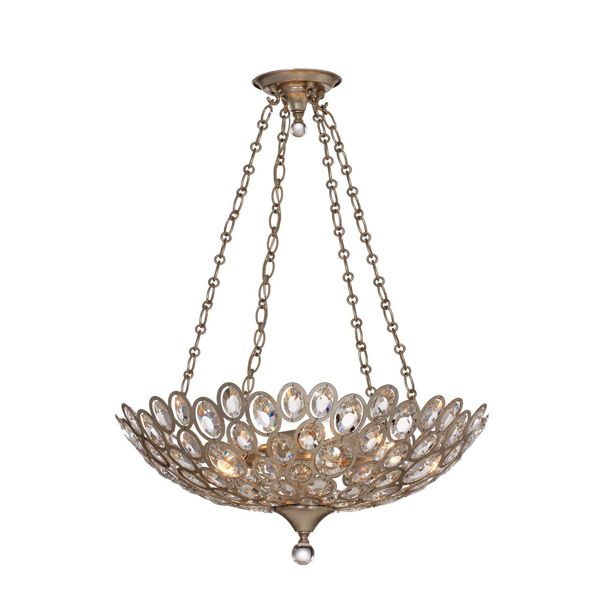 Sterling 5 Light Distressed Twilight Chandelier 7587-DT