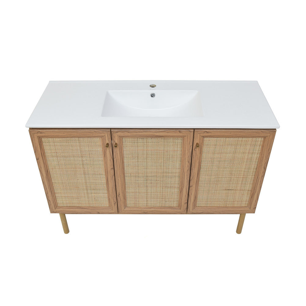 Classe 48" Bathroom Vanity in Oak