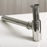 DAX Stainless Steel Sink P Trap, Chrome DAX-010-01-CR