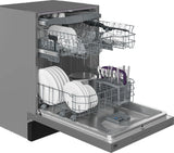 Beko DUT36522X 24 Inch Built-In Full Console Dishwasher with 15 Place Settings, CornerIntense®, EverClean™ Filter, Sanitize Feature, Stainless Steel Tall Tub, Full-size Third Rack, Dirt/Turbidity Sensor, NSF Certified Rinse