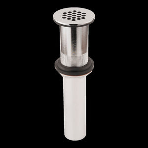 Grid Strainer No Overflow in Brushed Nickel