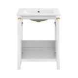 Bastille 24" Bathroom Vanity in White