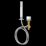 Verve Roman Tub Handshower with Diverter in Polished Chrome