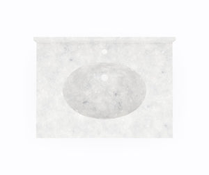 Swanstone CH1B2231 Chesapeake 22 x 31 Single Bowl Vanity Top in Ice CH02231.130