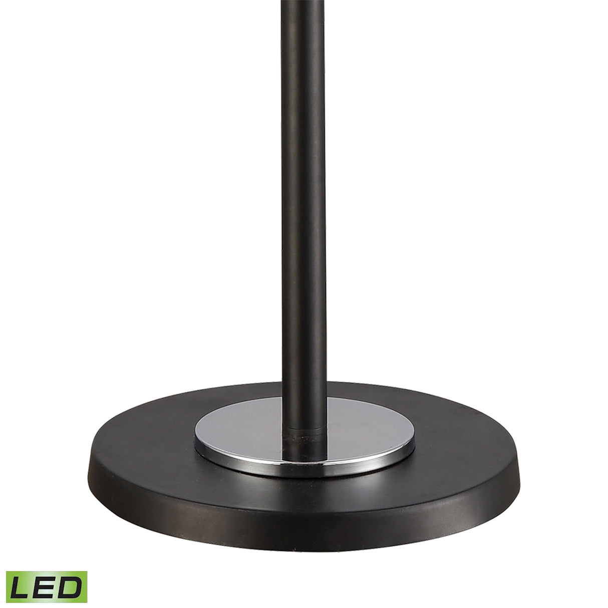Elk 77101-LED Uprising 72'' High 3-Light Floor Lamp - Black - Includes LED Bulbs
