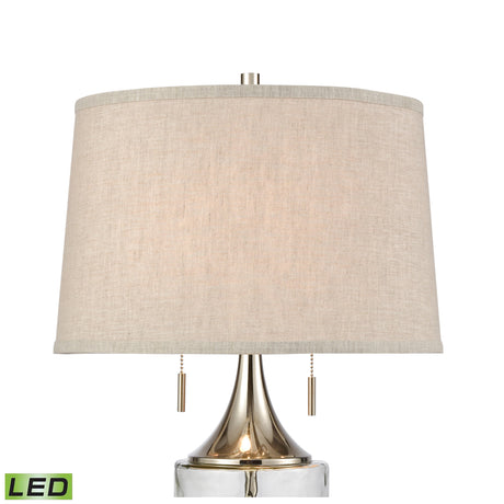 Elk 77119-LED Tribeca 27'' High 2-Light Table Lamp - Clear - Includes LED Bulbs