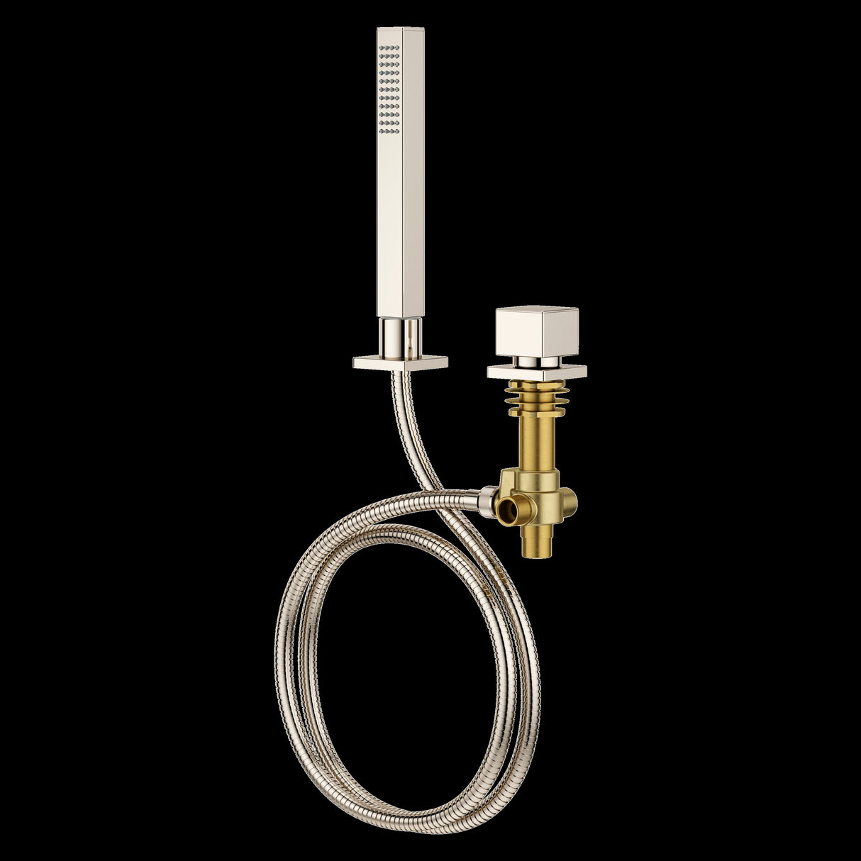 Verve Roman Tub Handshower with Diverter in Polished Nickel