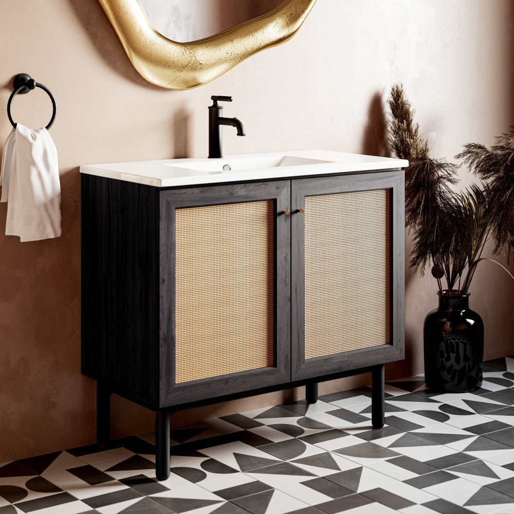 Classe 36" Bathroom Vanity in Black