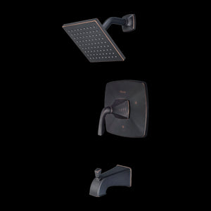 Bronson 1-Handle Tub/Shower Trim in Tuscan Bronze