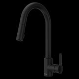 Brislin Pull-Down Kitchen Faucet in Matte Black