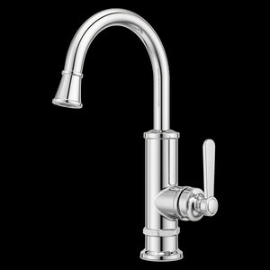 Port Haven 1-Handle Bar/Prep Kitchen Faucet in Polished Chrome