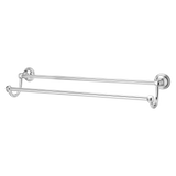 Tisbury 24" Double Towel Bar in Polished Chrome