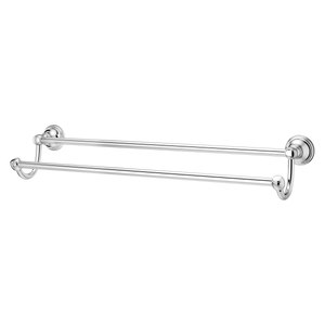 Tisbury 24" Double Towel Bar in Polished Chrome