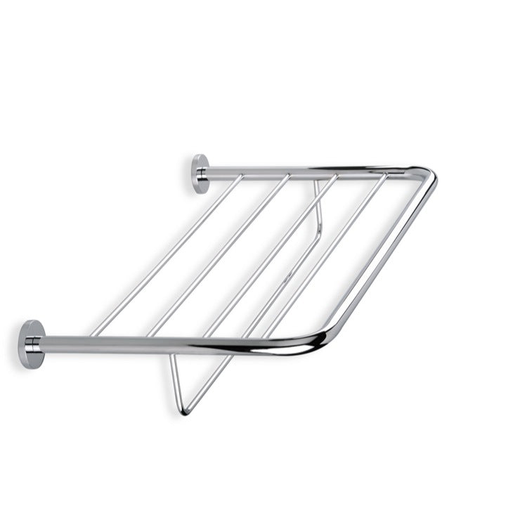 Wall Mounted Chrome or Satin Nickel Towel Rack