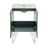 Annecy 24" Bathroom Vanity in Atlas Green