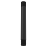 Universal 6 in. Ceiling-Mounted Shower Arm in Matte Black