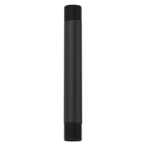 Universal 6 in. Ceiling-Mounted Shower Arm in Matte Black