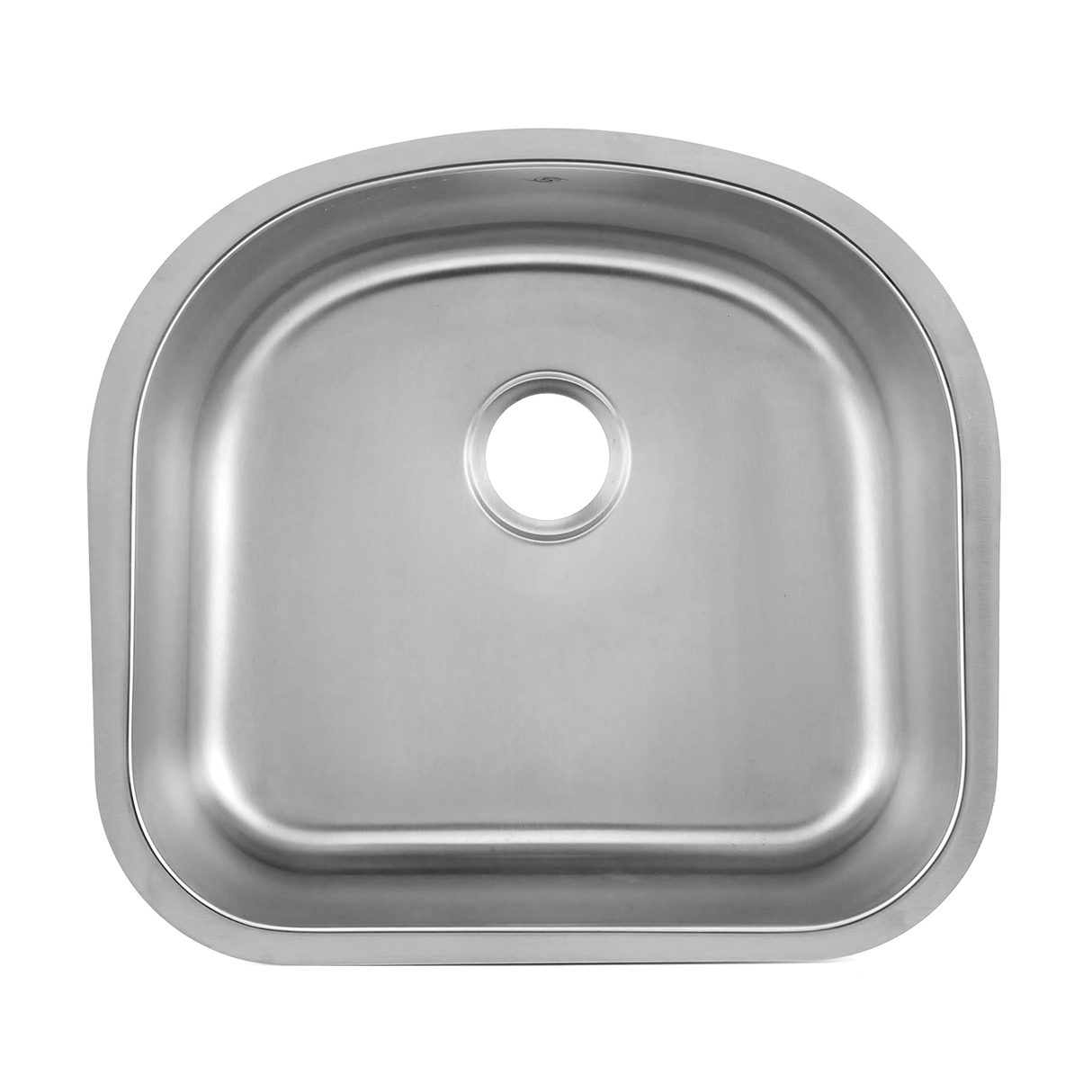 DAX Stainless Steel Single Bowl Undermount Kitchen Sink, Brushed Stainless Steel DAX-2321