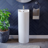 Sublime Rounded Basin Pedestal sink