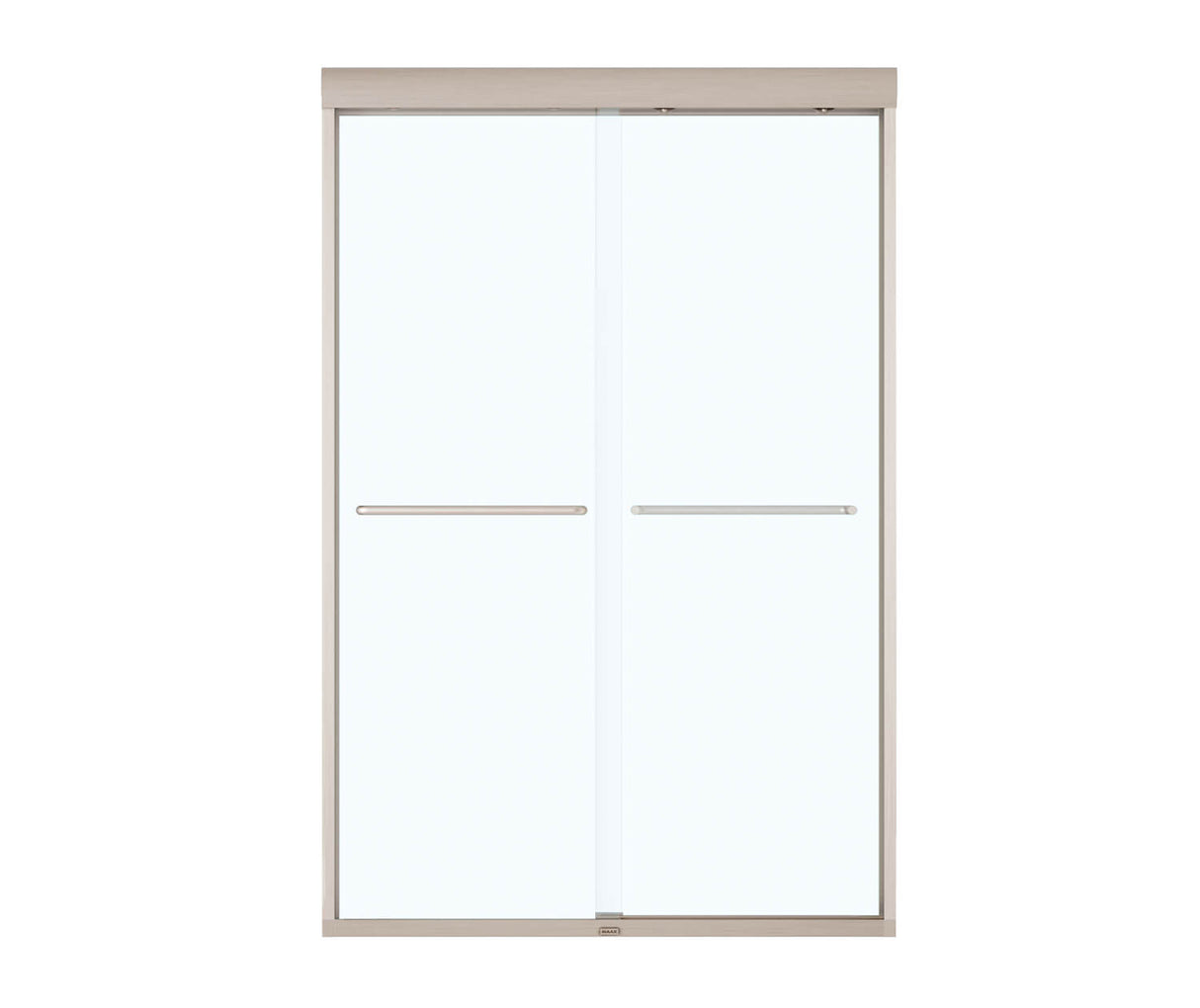 MAAX 134571-900-305-000 Kameleon 43-47 x 71 in. 8 mm Bypass Shower Door for Alcove Installation with Clear glass in Brushed Nickel