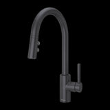 Stellen 1-Handle Pull-Down Kitchen Faucet in Matte Black
