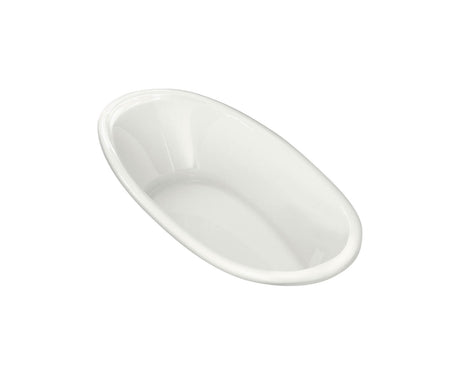 MAAX 106168-003-001-100 Saturna 7236 Acrylic Drop-in End Drain Whirlpool Bathtub in White
