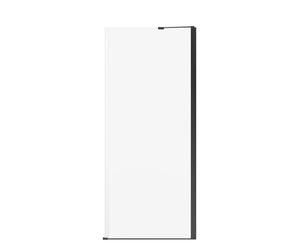 MAAX 139582-900-340-000 Reveal Sleek 71 Return Panel for 34 in. Base with Clear glass in Matte Black