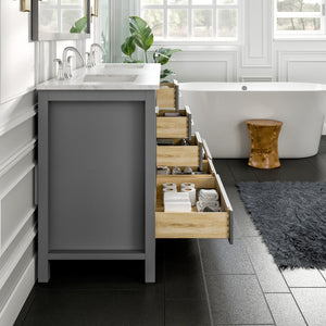 Eviva Aberdeen 72 Gray Bathroom Vanity