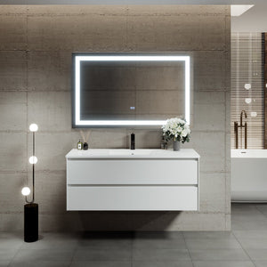 Eviva Lite 48" x 30" Rectangular Frameless Mirror