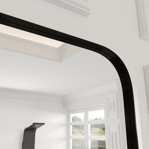 Eviva Harmony 36" x 48" Rectangular Black Metal Framed Mirror