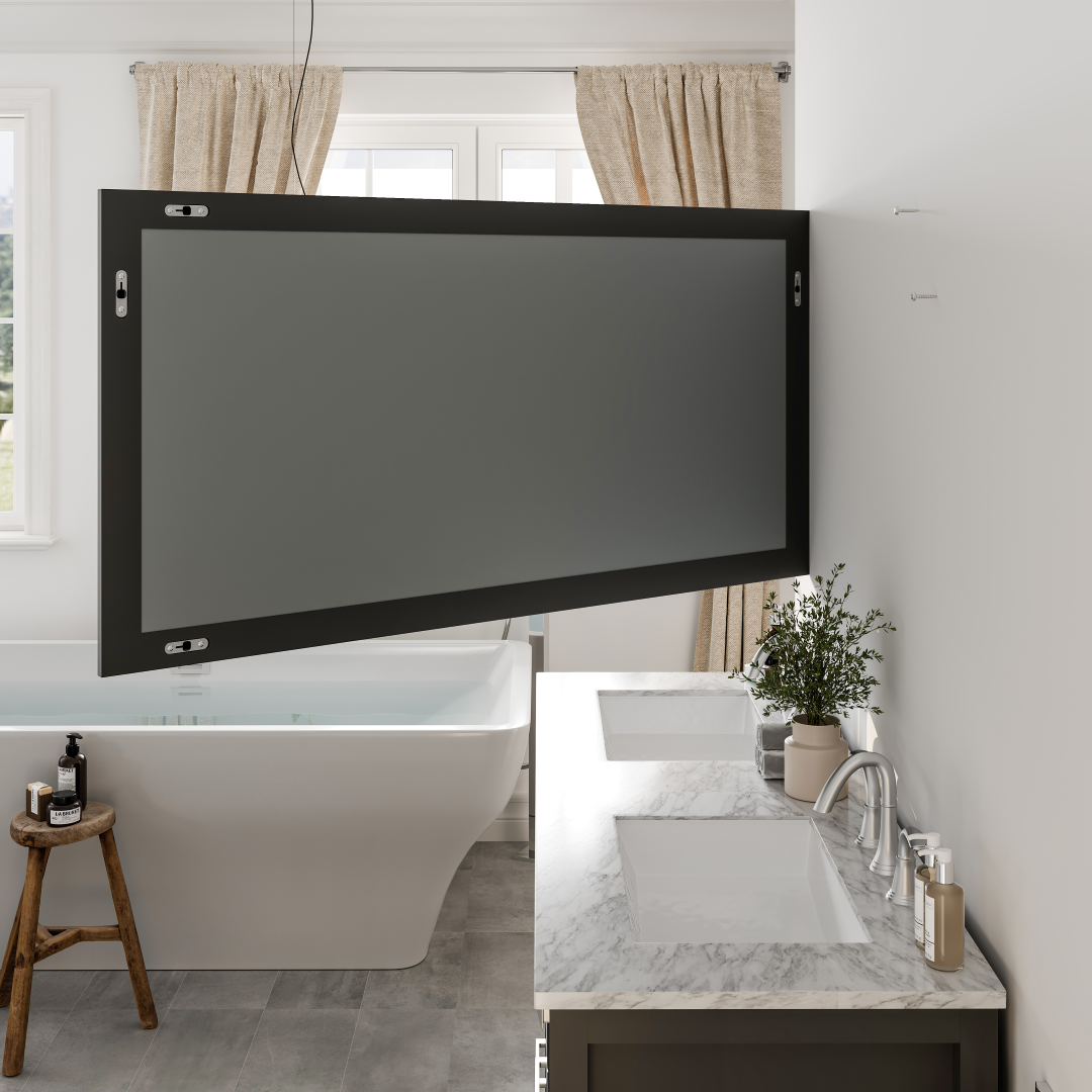 Eviva Aberdeen 60" x 30" Rectangular Espresso Wooden Framed Mirror