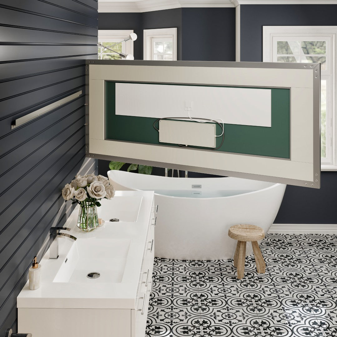 Eviva Lite 72" x 30" Rectangular Frameless Mirror